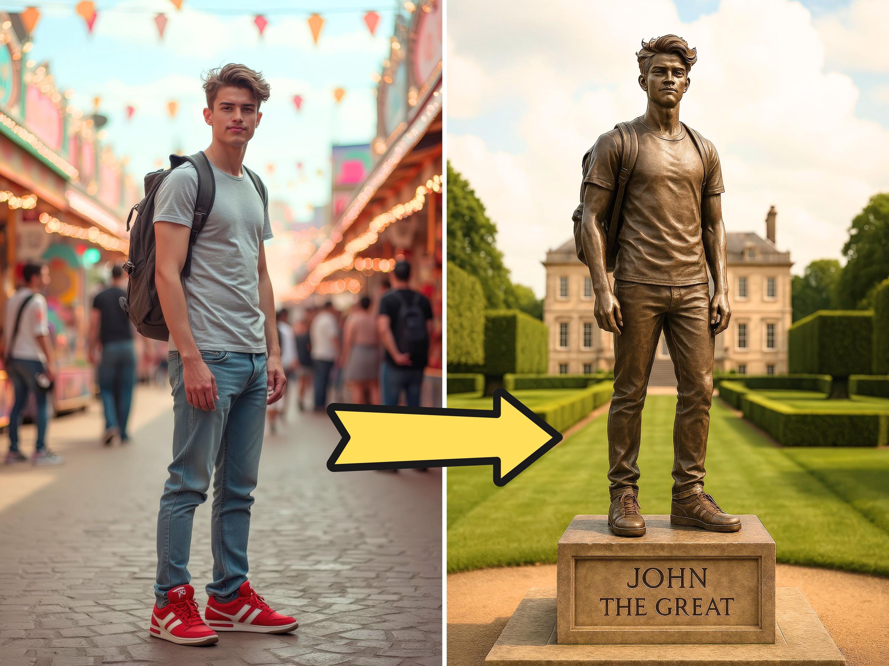 Custom Bronze Statue Portrait