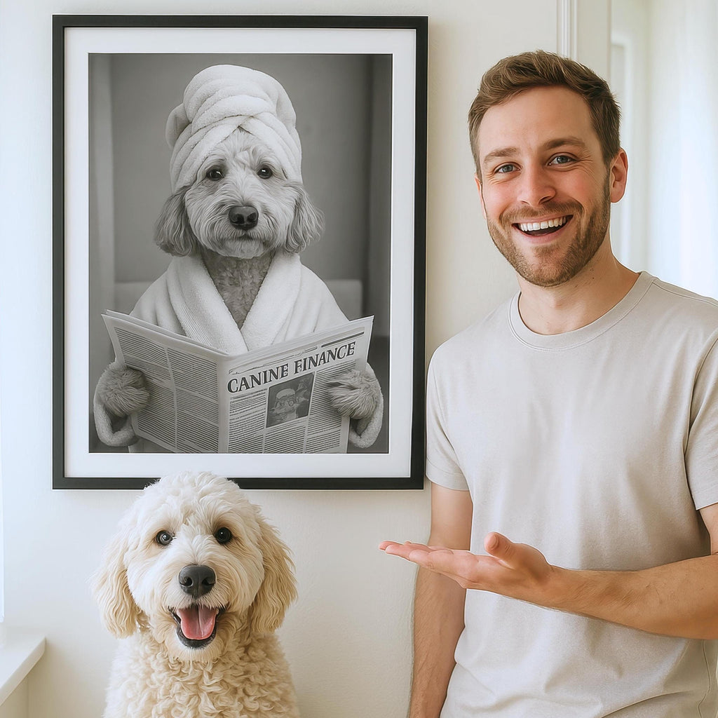 Custom Spa Style Pet Portrait