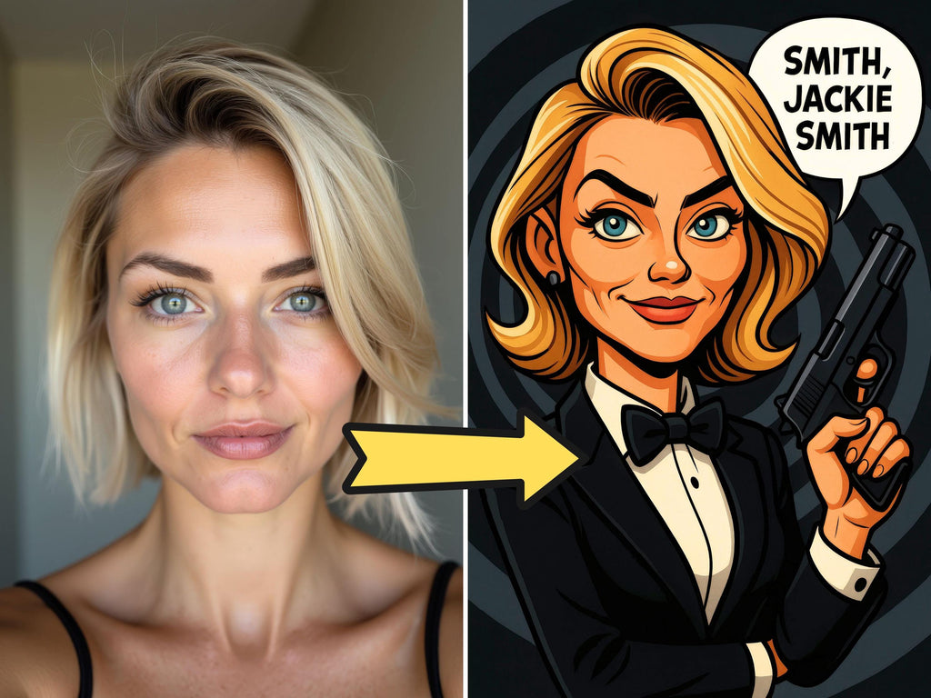 Custom Spy Caricature Portraits