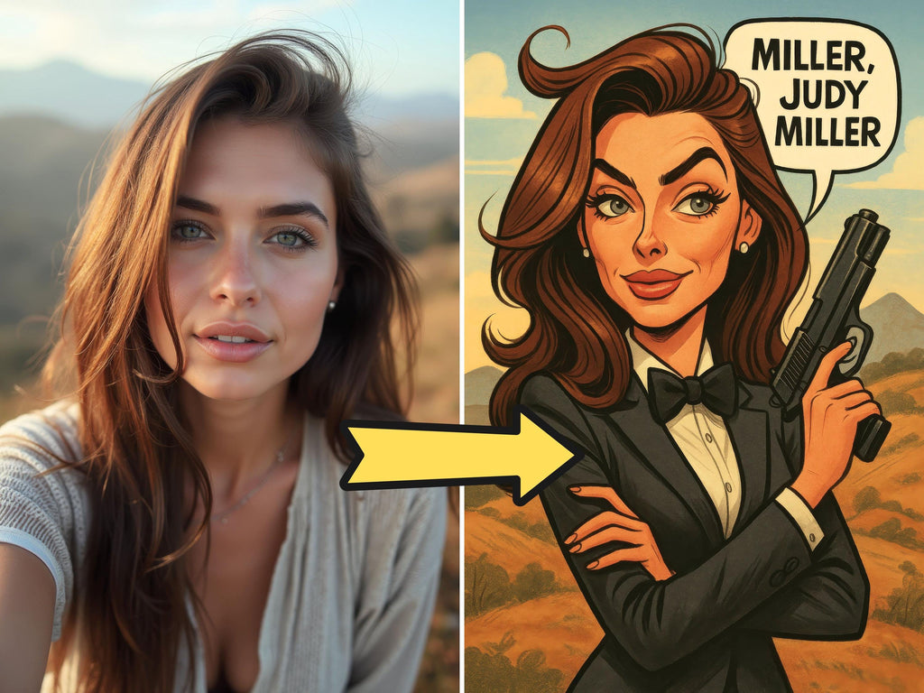 Custom Spy Caricature Portraits