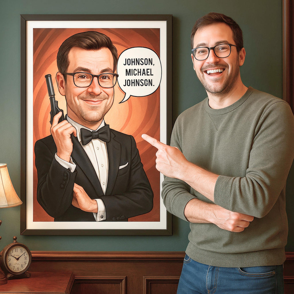 Custom Spy Caricature Portraits