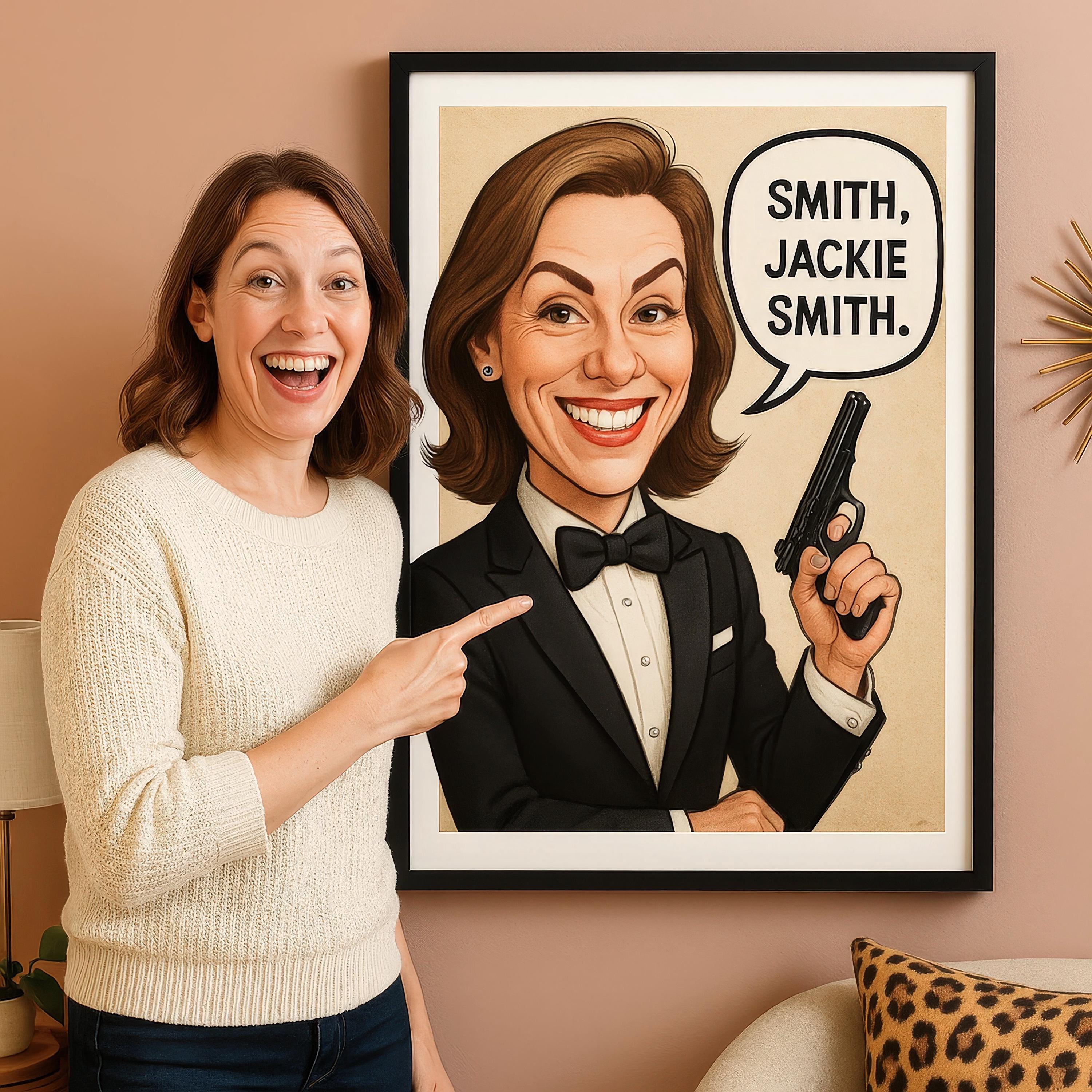 Custom Spy Caricature Portraits