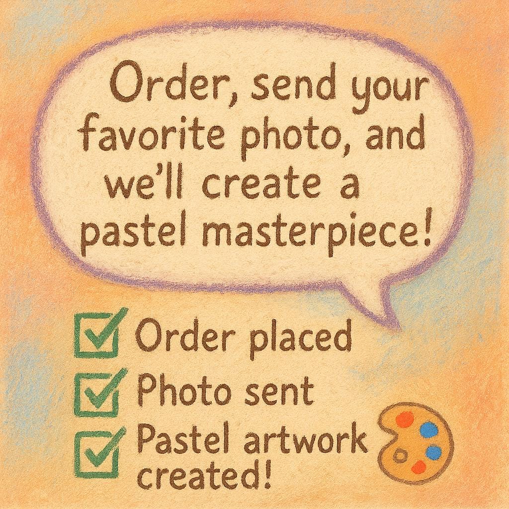 Custom Pastel Newborn Portrait