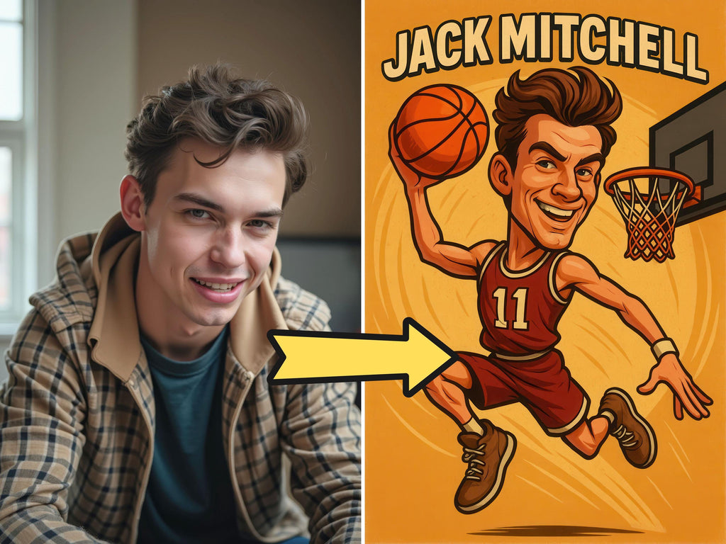 Custom Basketball Caricature
