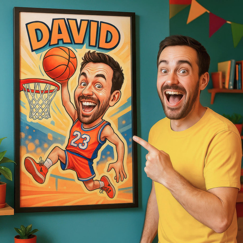 Custom Basketball Caricature