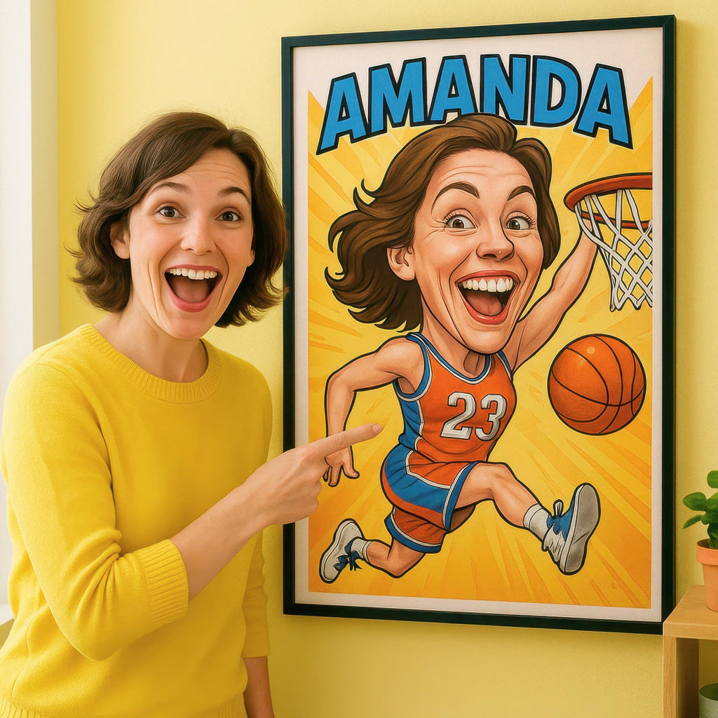 Custom Basketball Caricature