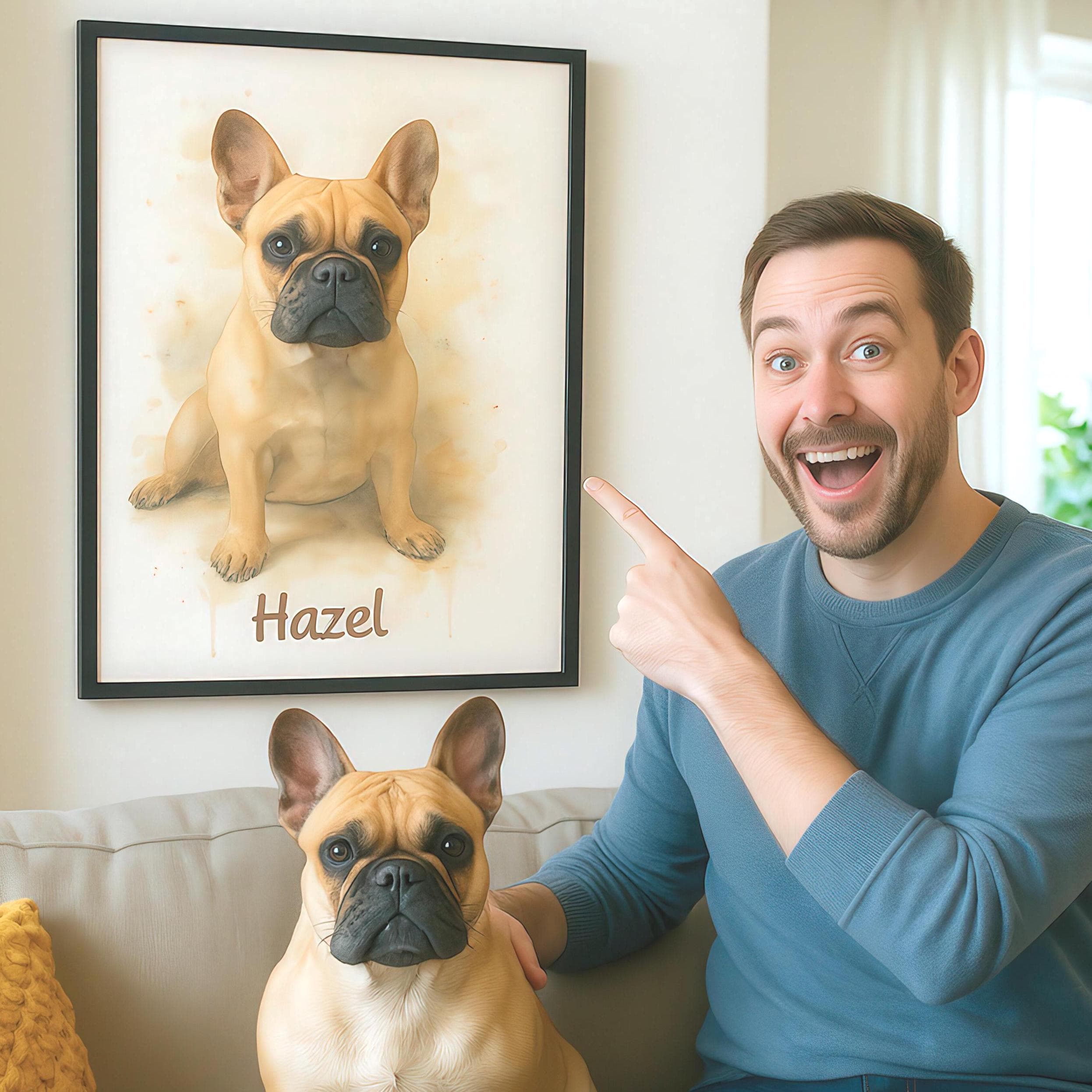 Custom Watercolor Pet Portrait