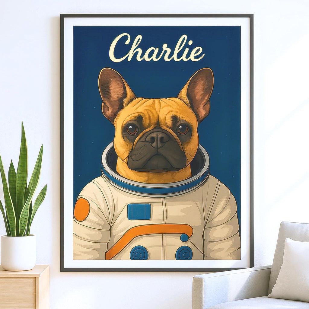 Custom Astronaut Pet Portrait