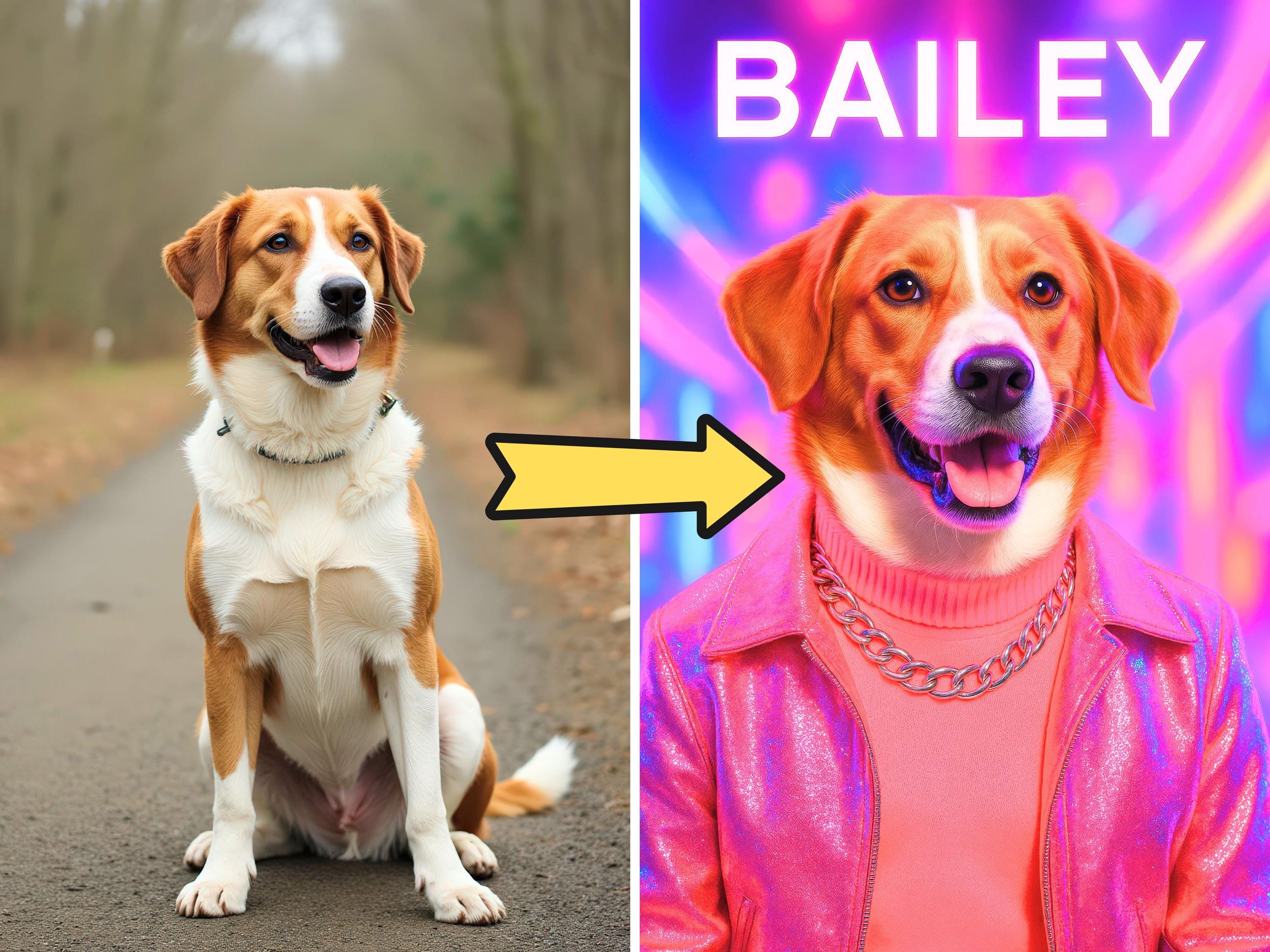 Custom KPOP Pet Portrait