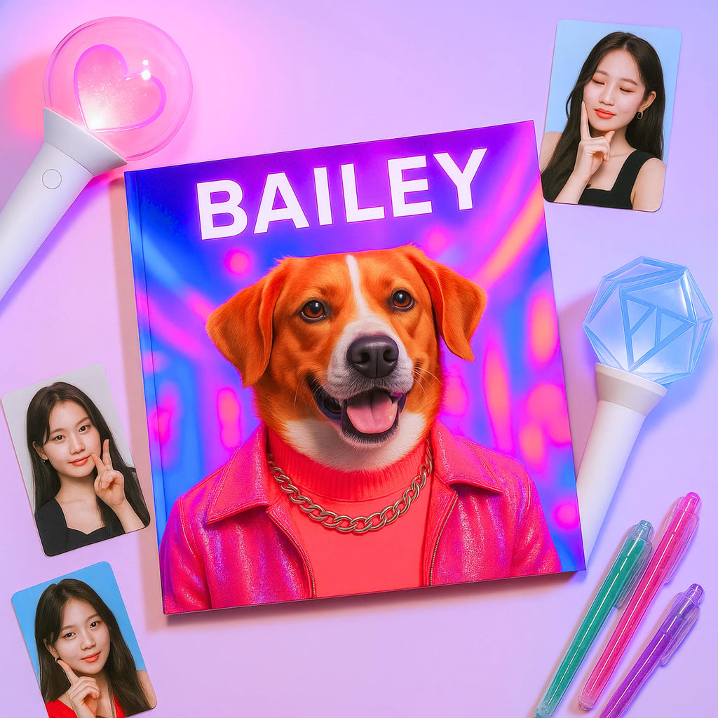Custom KPOP Pet Portrait
