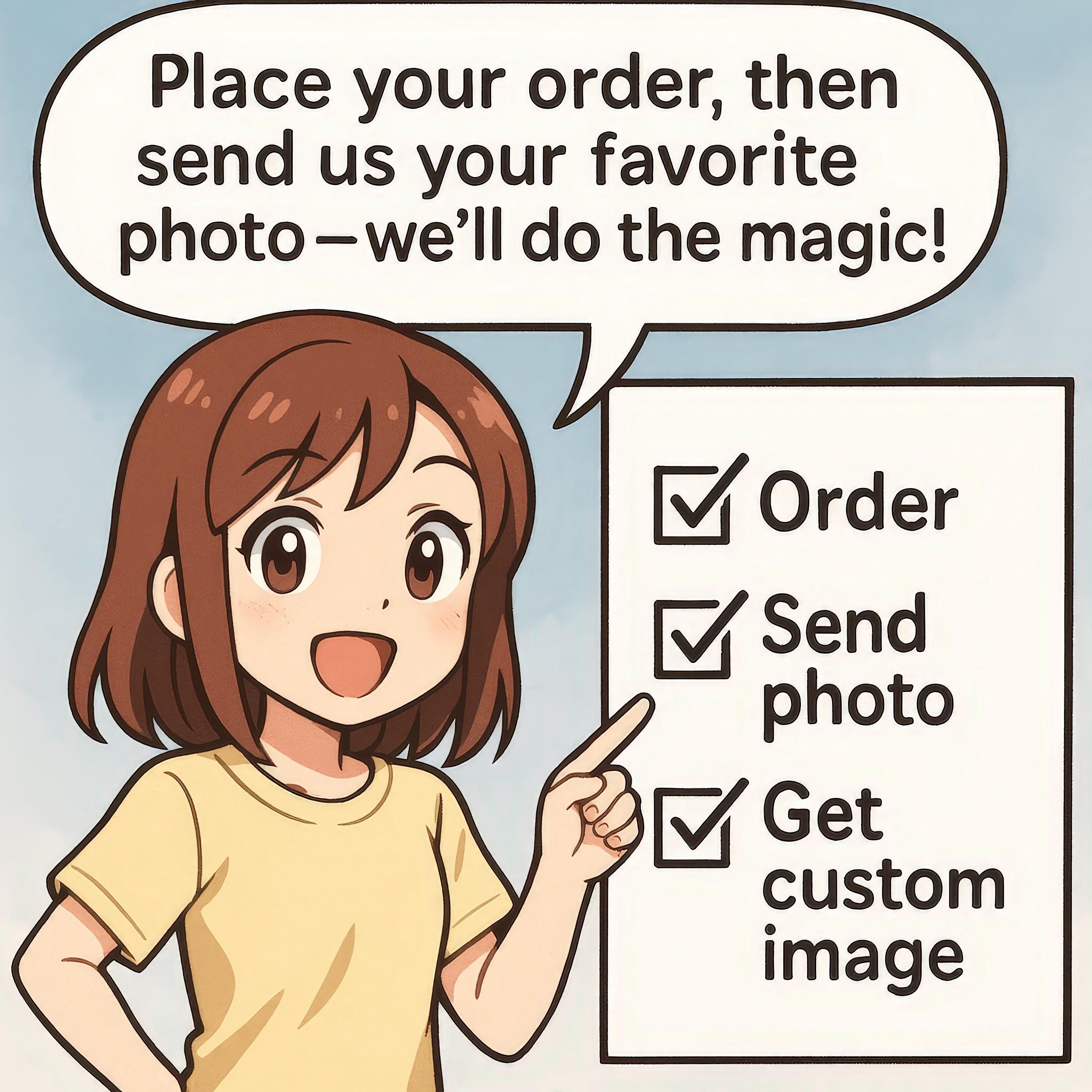 Custom Anime-Style Anniversary Newspaper Cover