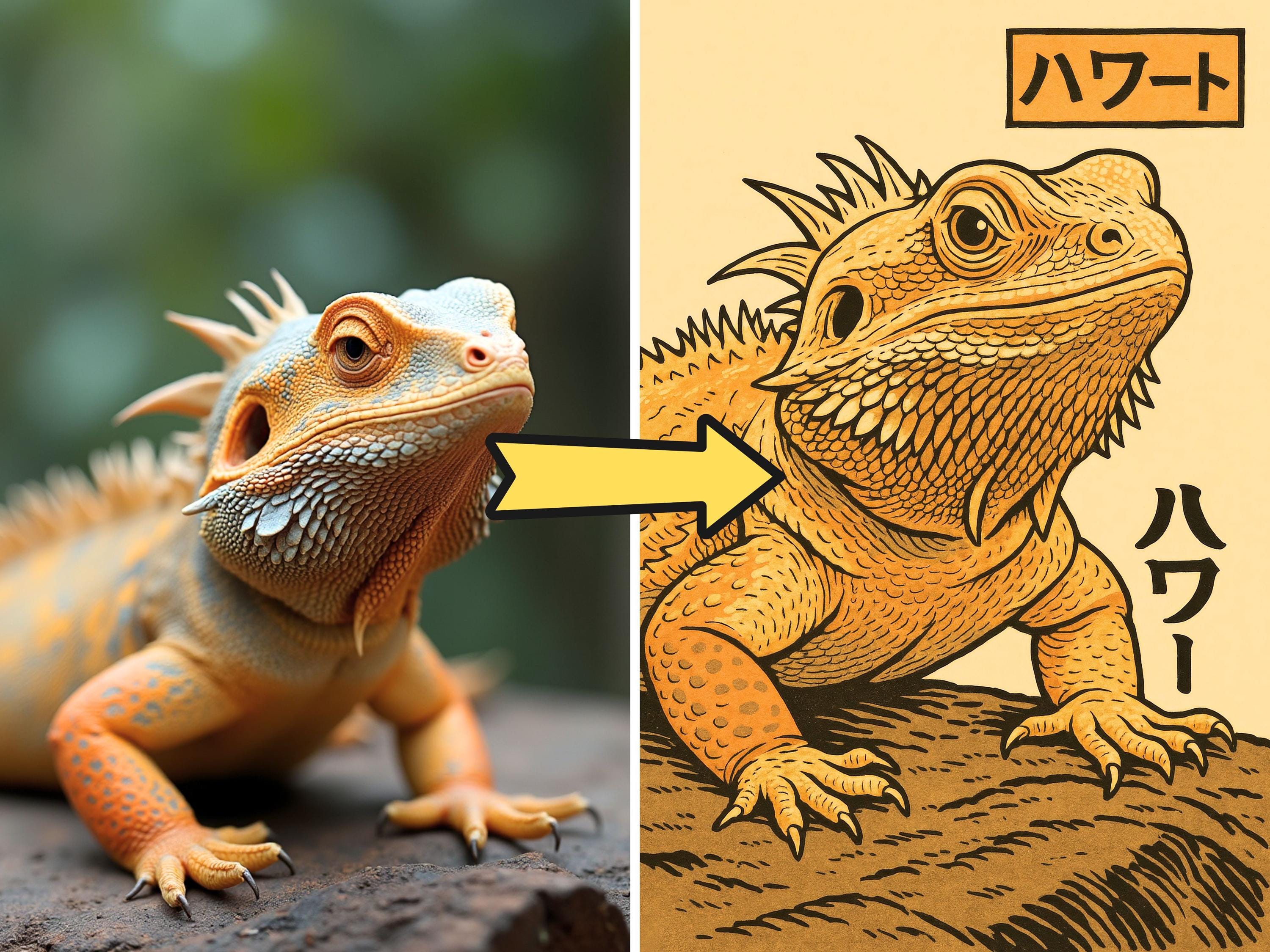 Custom Ukiyo-e Pet Portrait