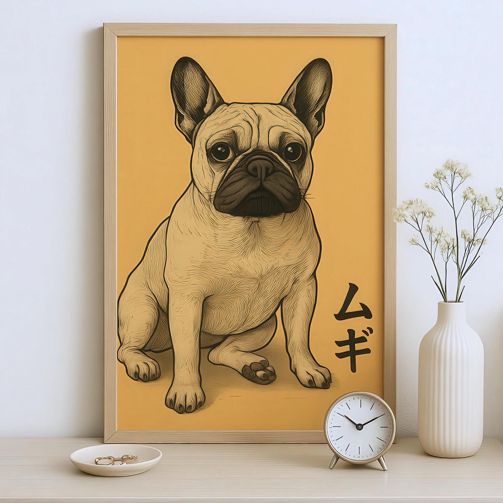 Custom Ukiyo-e Pet Portrait