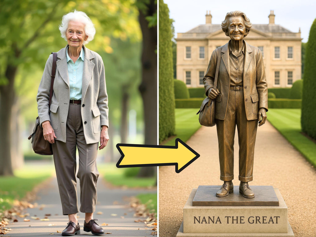 Custom Bronze Statue Portrait