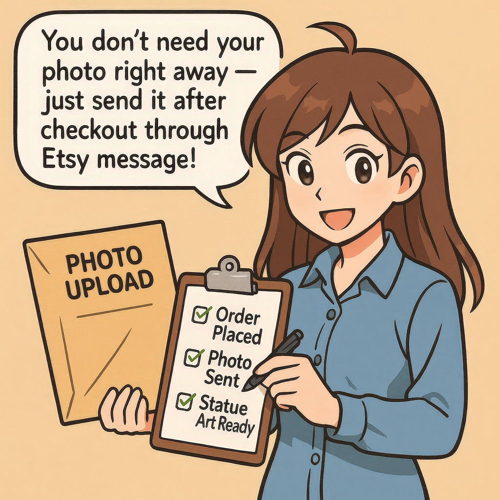 Custom Anime Style Portrait From Your Photos