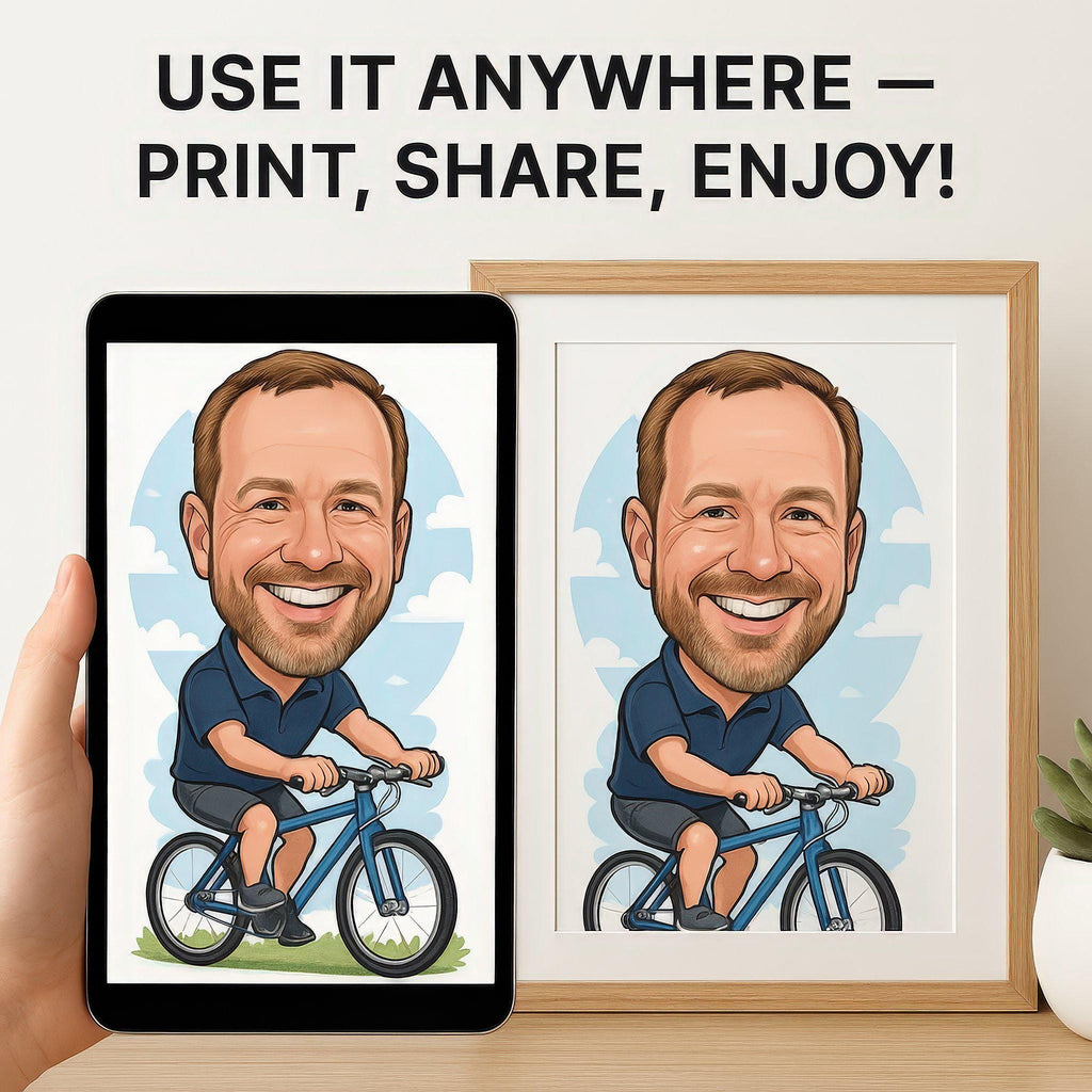 Custom Sports Caricature Portrait