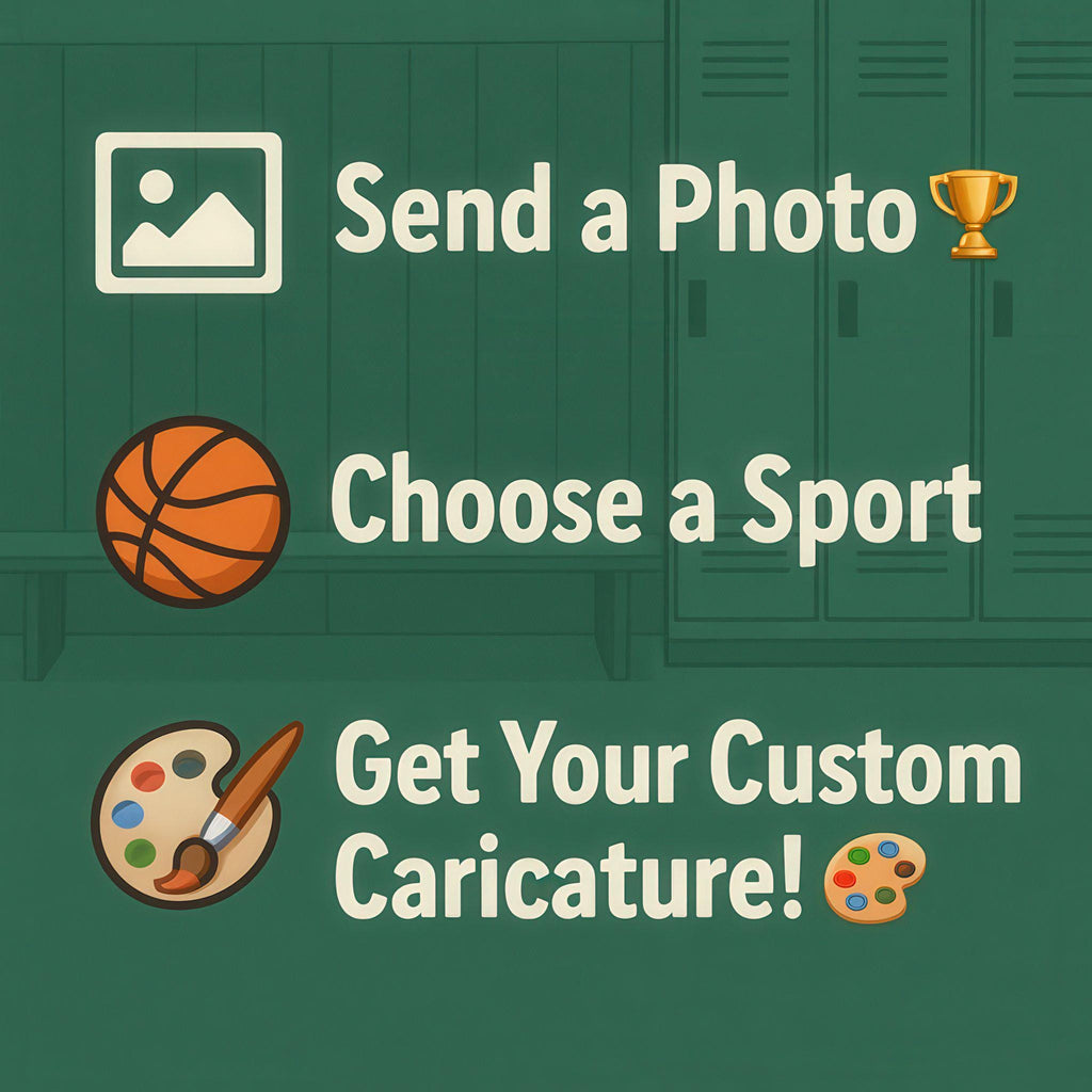 Custom Sports Caricature Portrait