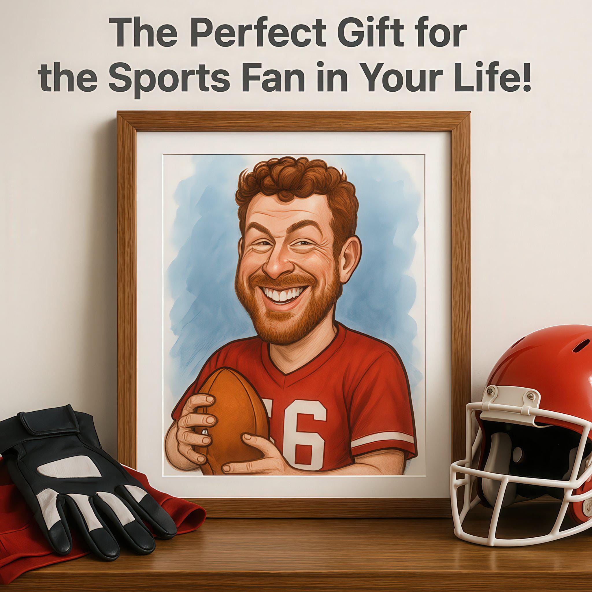 Custom Sports Caricature Portrait