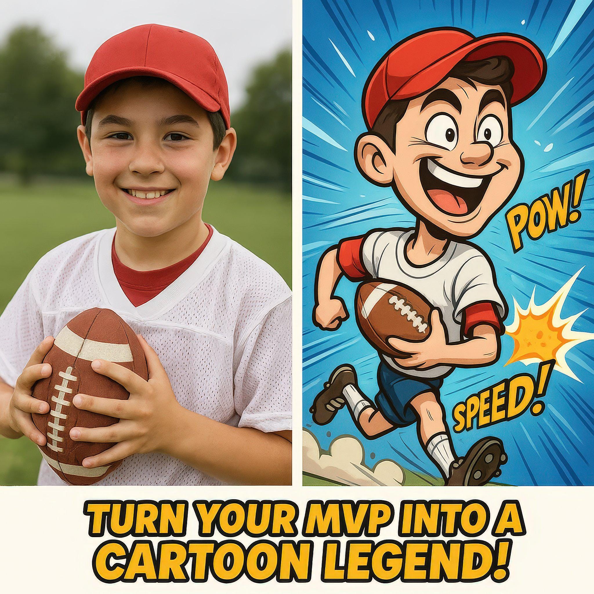 Custom Sports Caricature Portrait