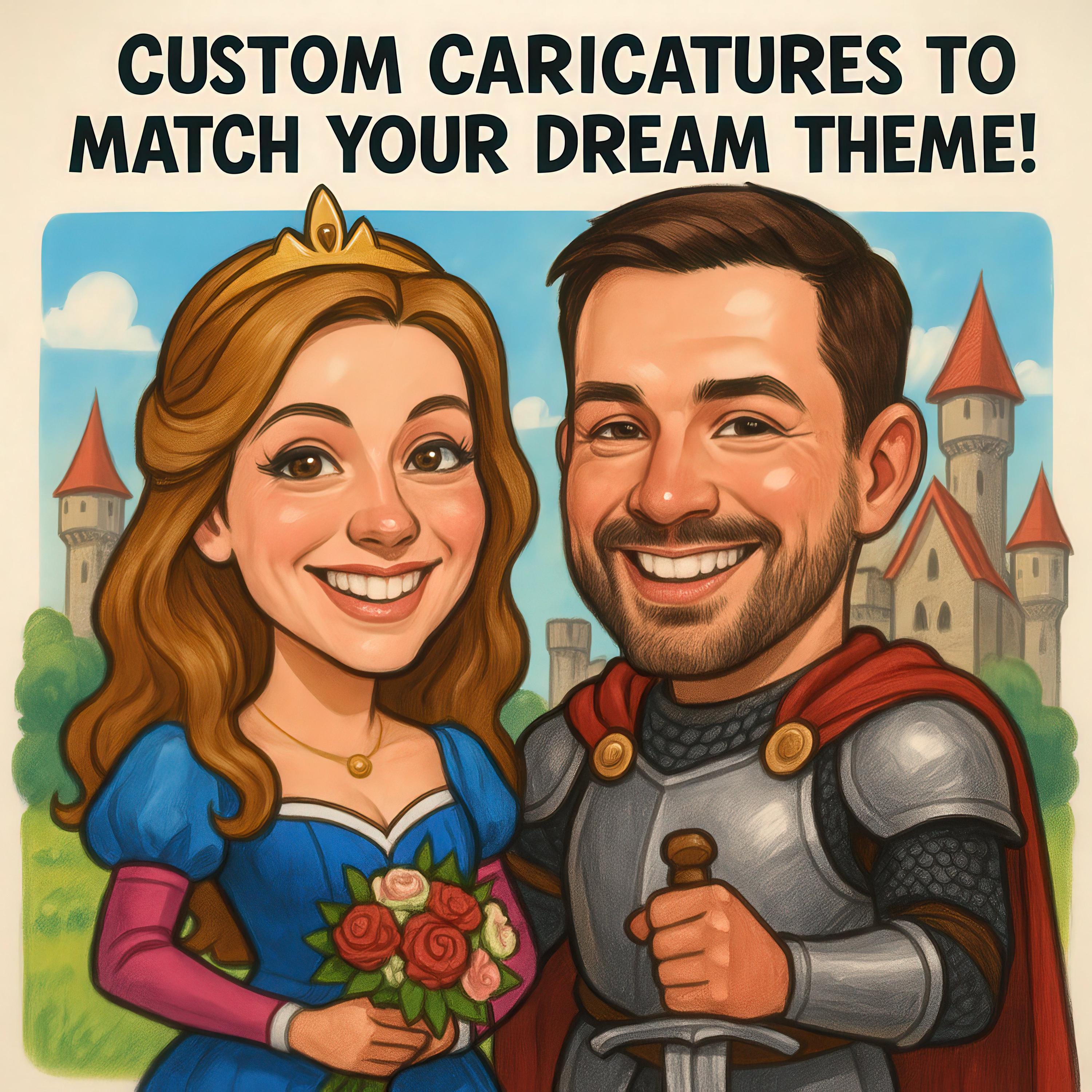 Custom Wedding Caricature