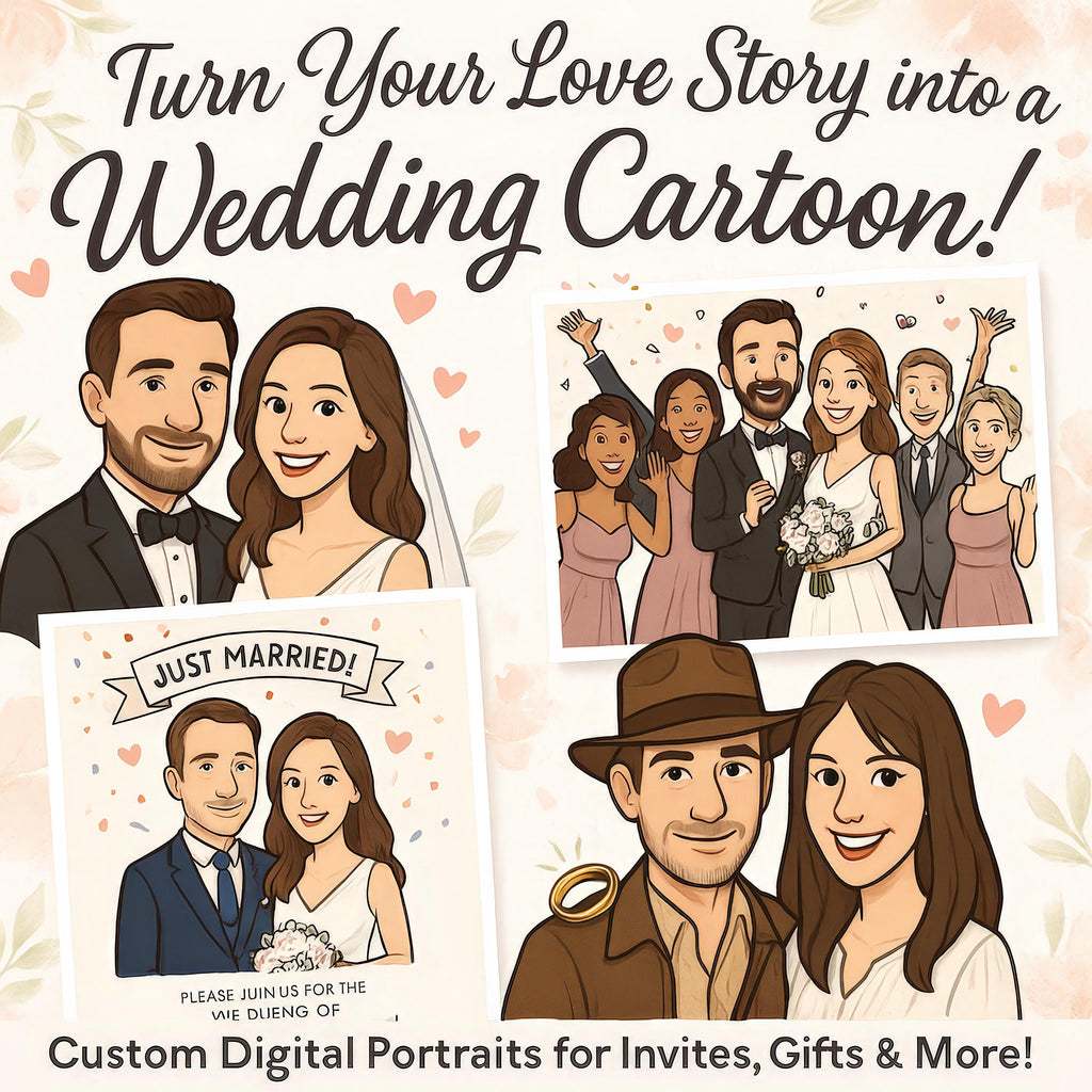 Custom Wedding Caricature