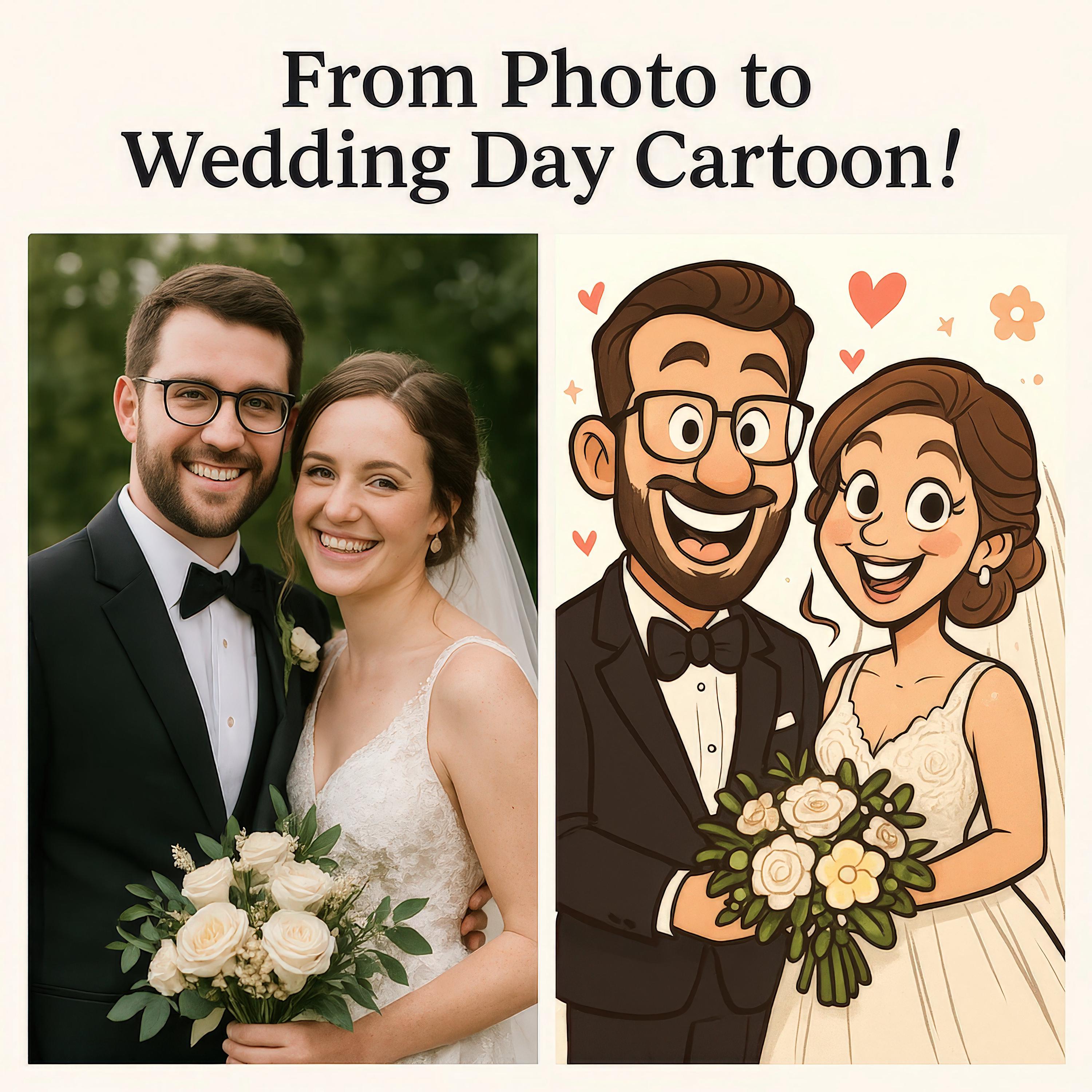 Custom Wedding Caricature