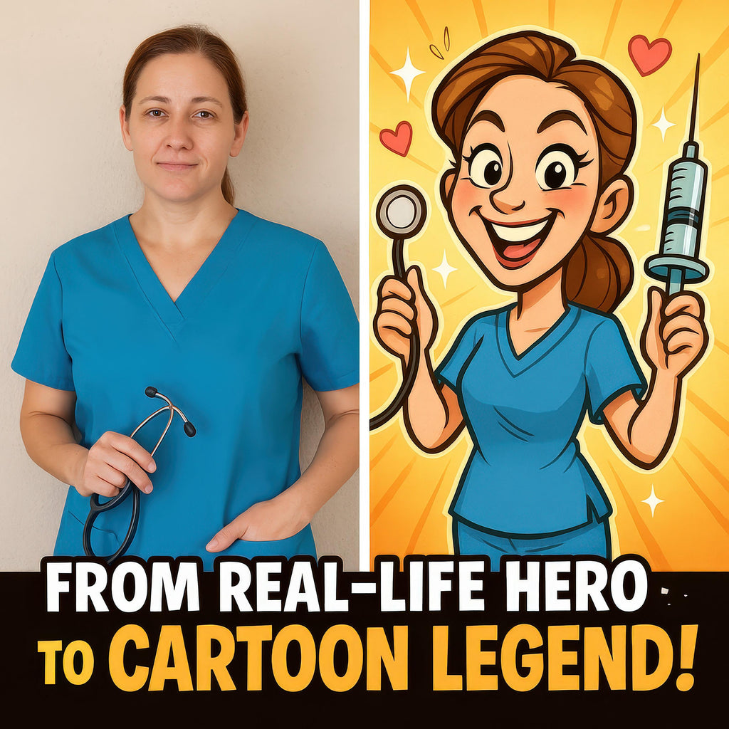 Custom Nurse Caricature