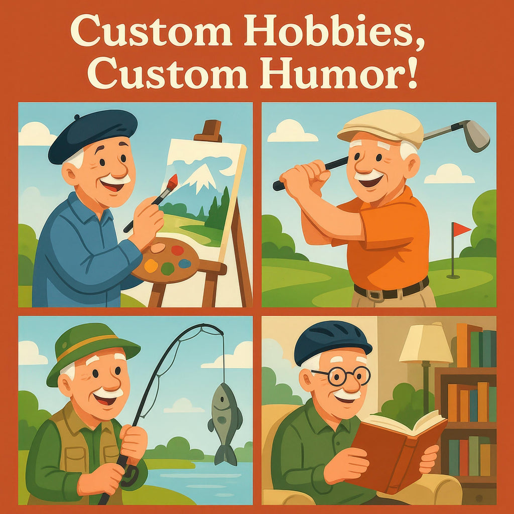 Custom Retirement Caricature