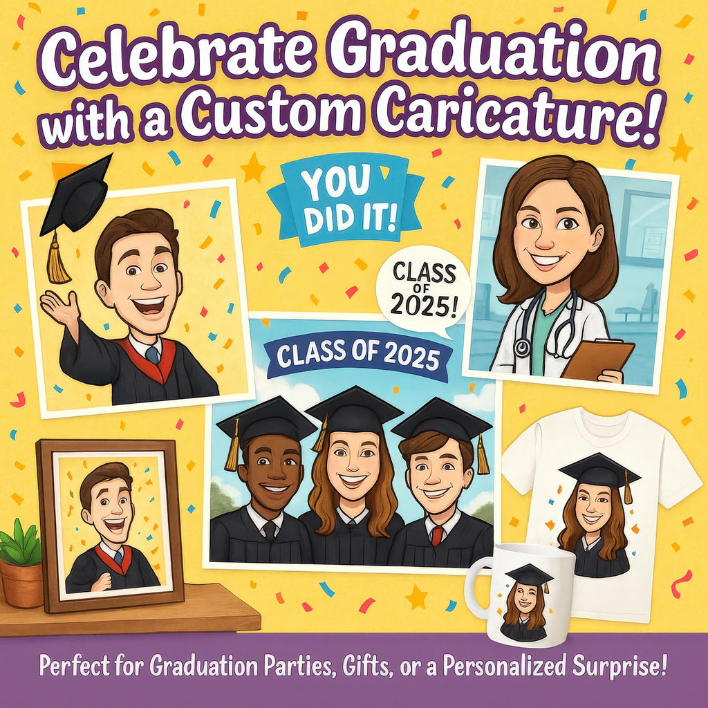 Custom Graduation Caricature