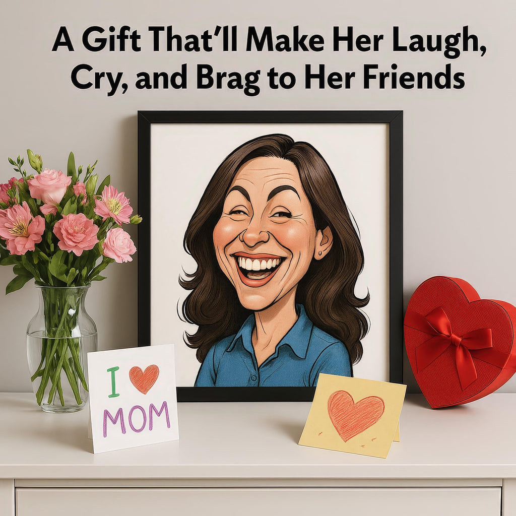 Custom Mothers Day Caricature