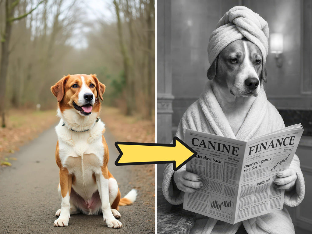 Custom Spa Style Pet Portrait