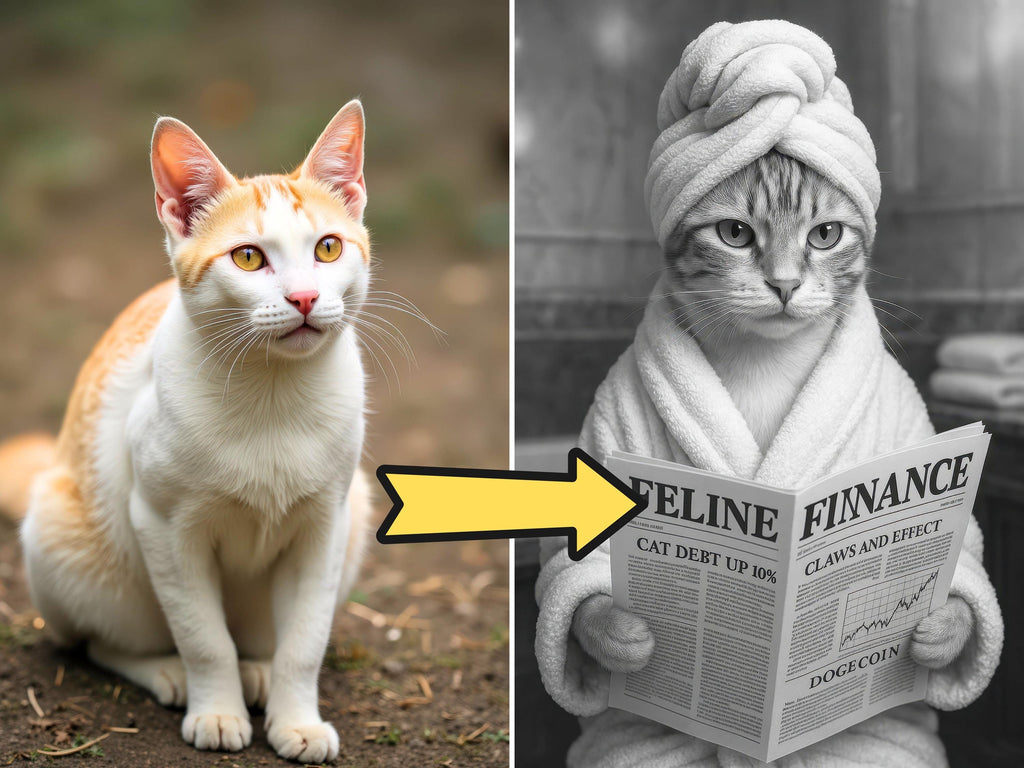 Custom Spa Style Pet Portrait