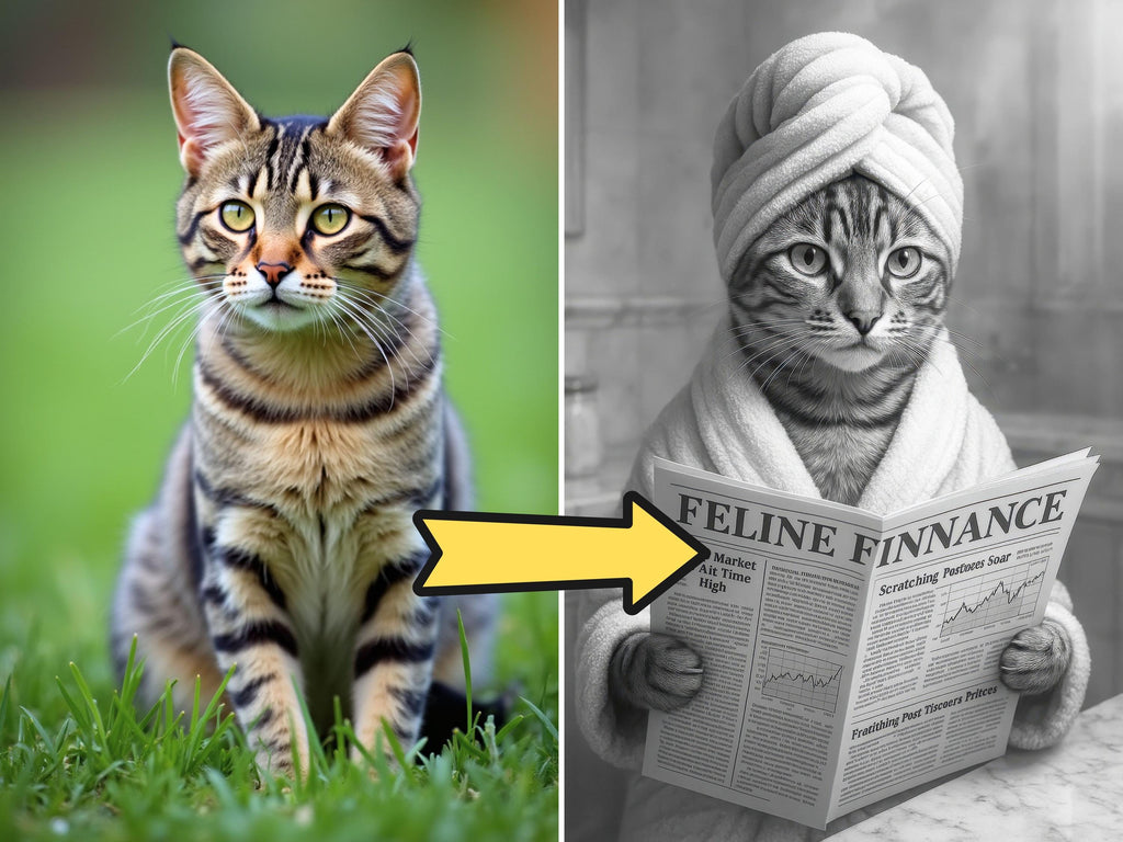 Custom Spa Style Pet Portrait