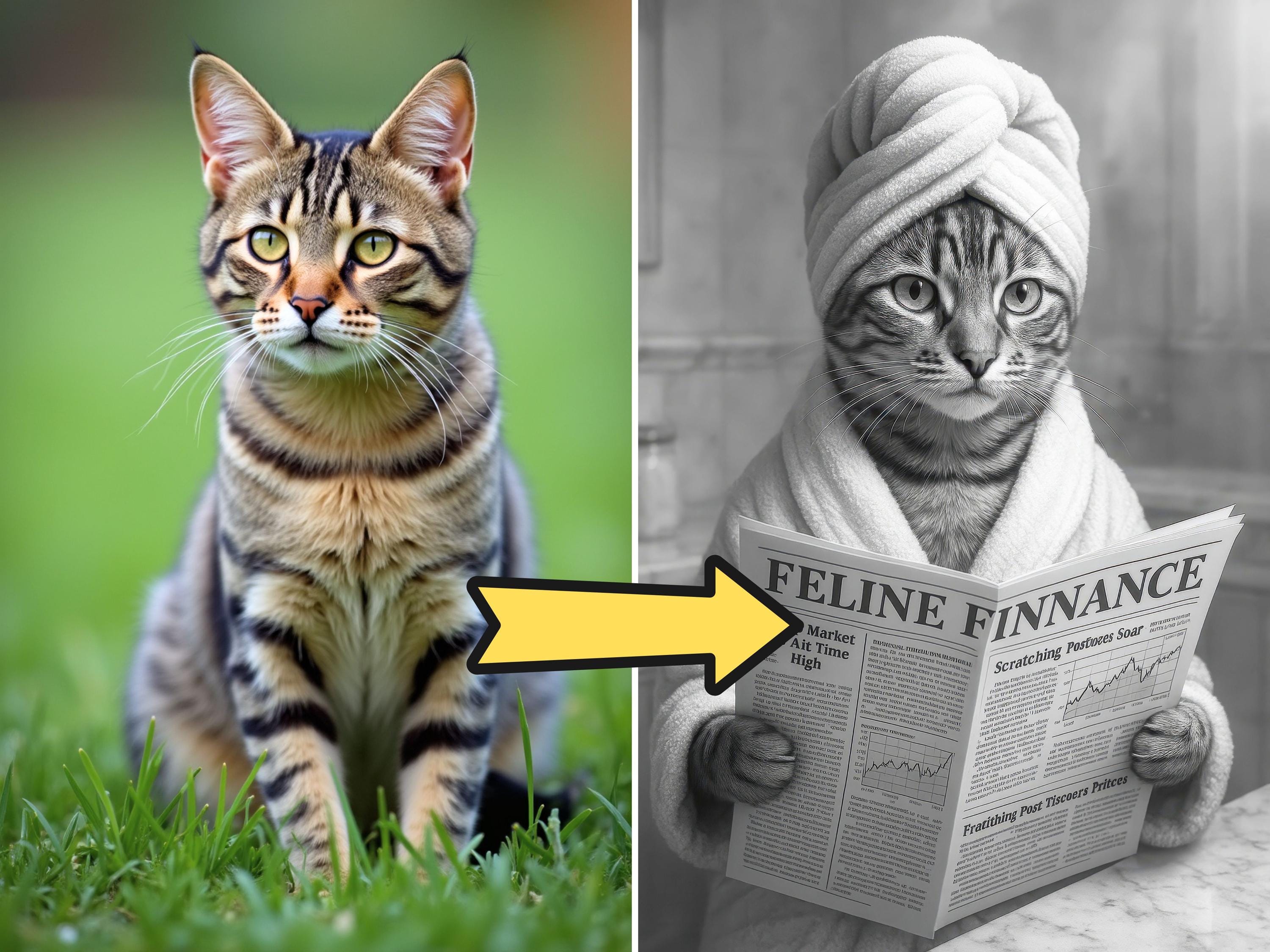 Custom Spa Style Pet Portrait