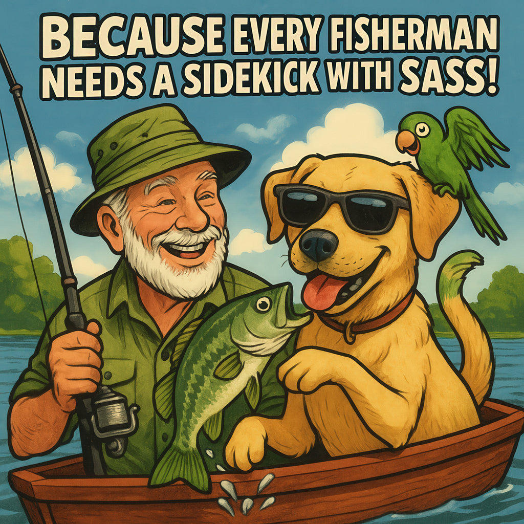 Custom Fisherman Caricature