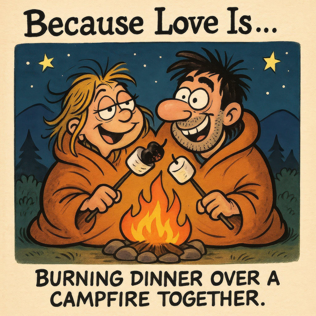 Custom Hiking & Camping Caricature