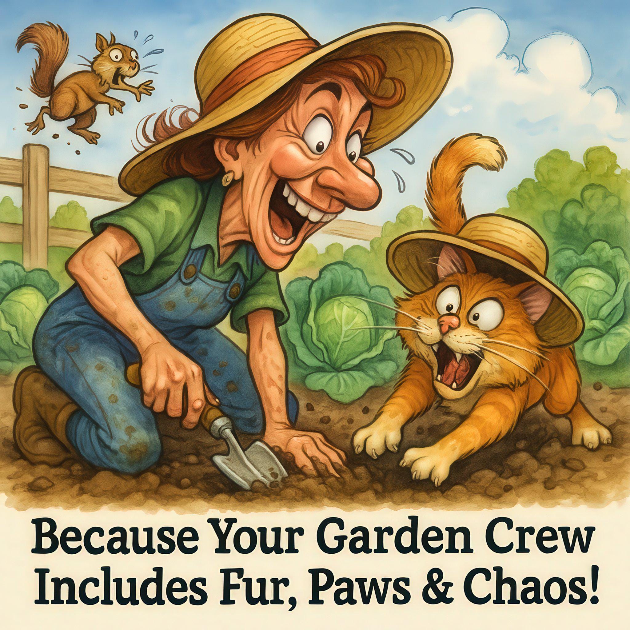 Custom Gardener Caricature