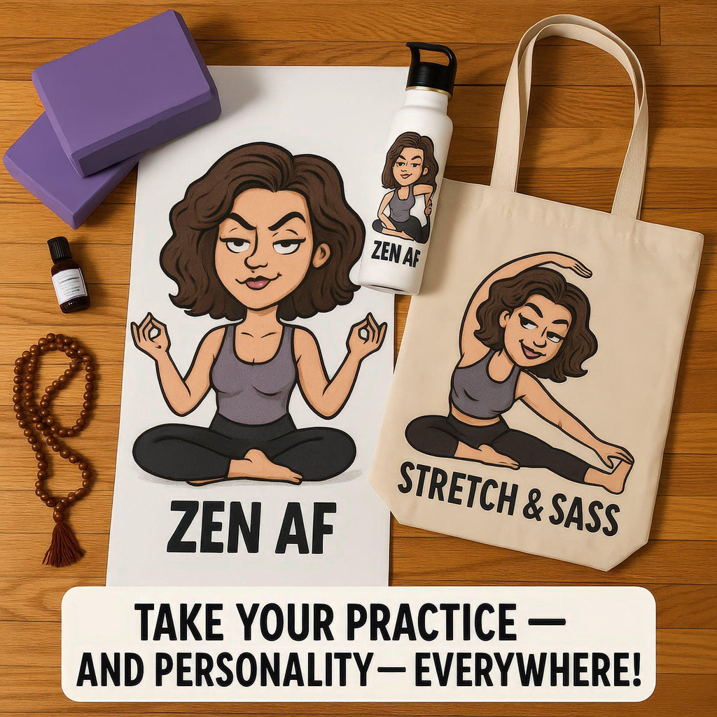 Custom Yoga Caricature