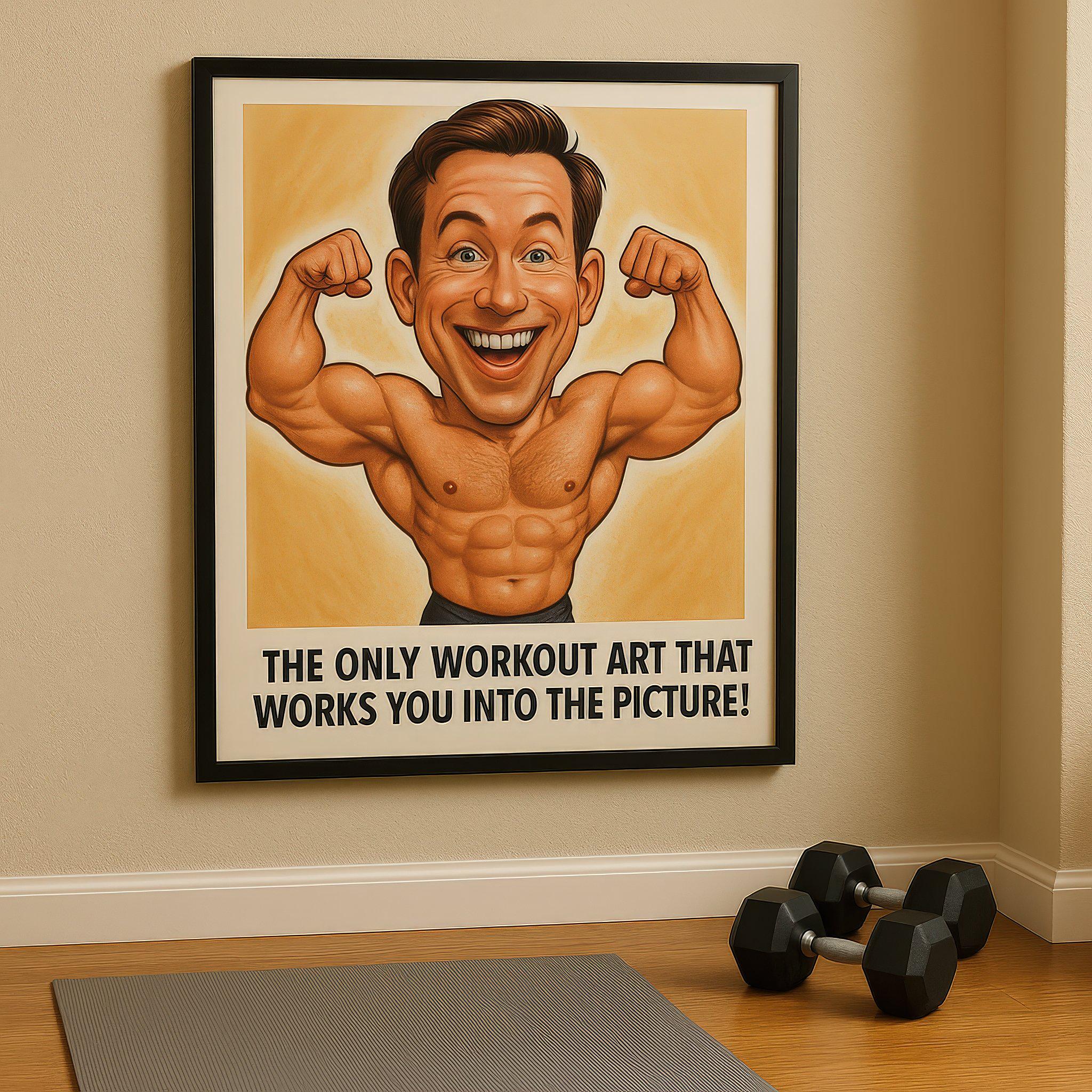 Custom Fitness Caricature