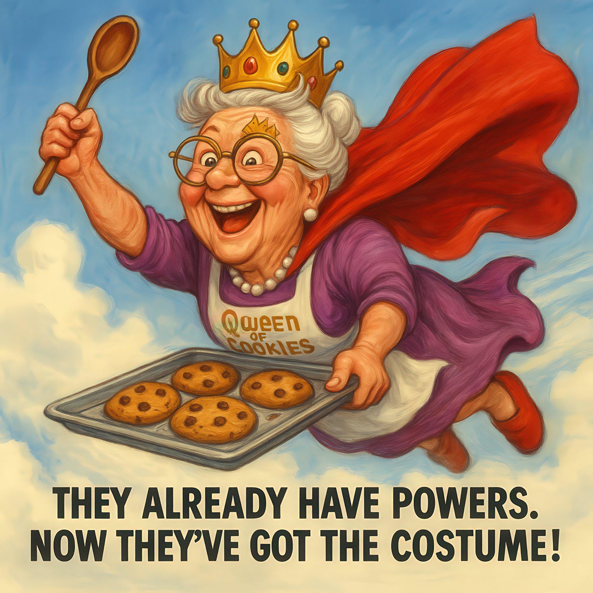 Custom Grandma & Grandpa Caricature