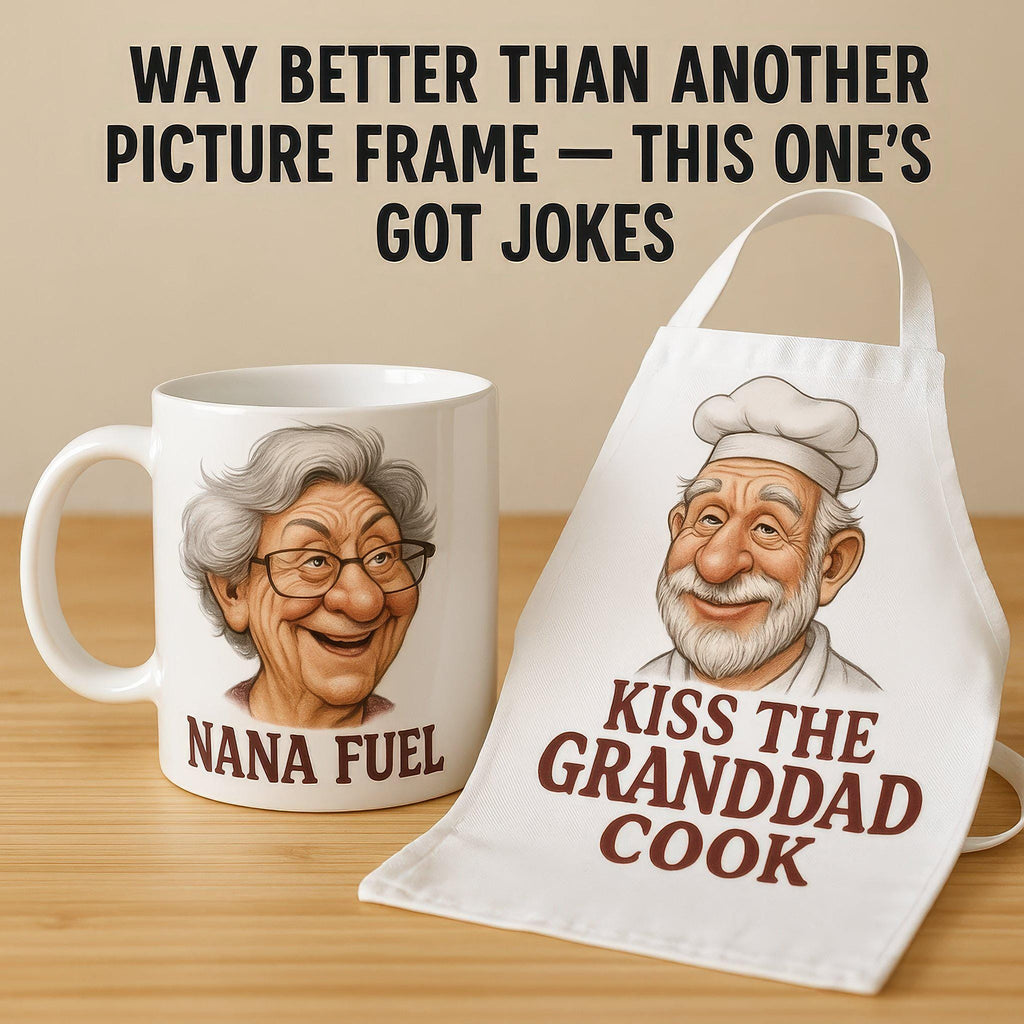 Custom Grandma & Grandpa Caricature