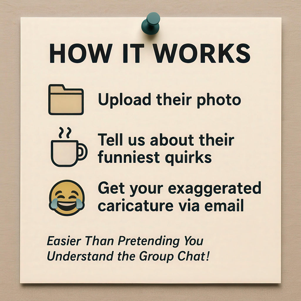 Custom Funny Coworker Caricature