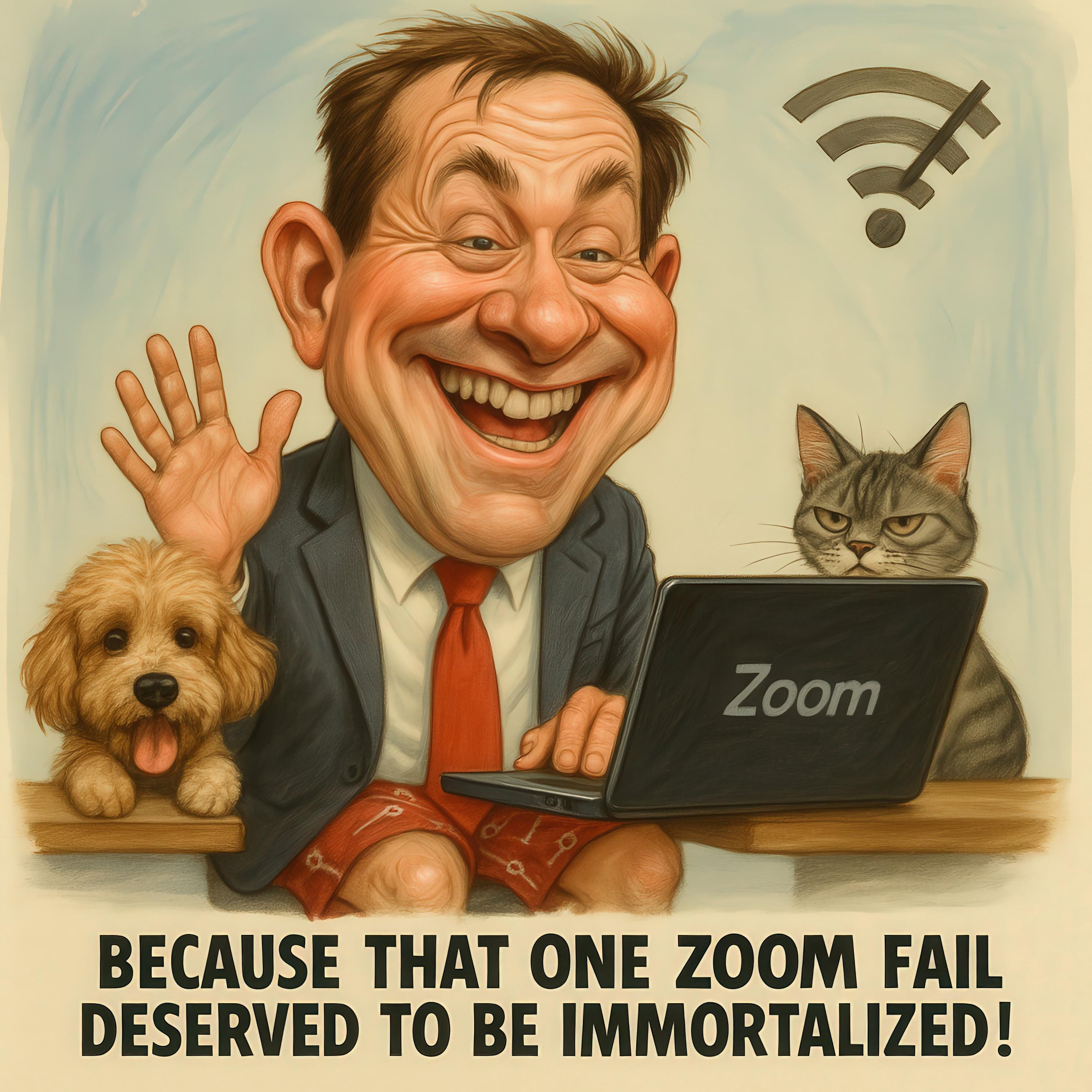 Custom Funny Coworker Caricature