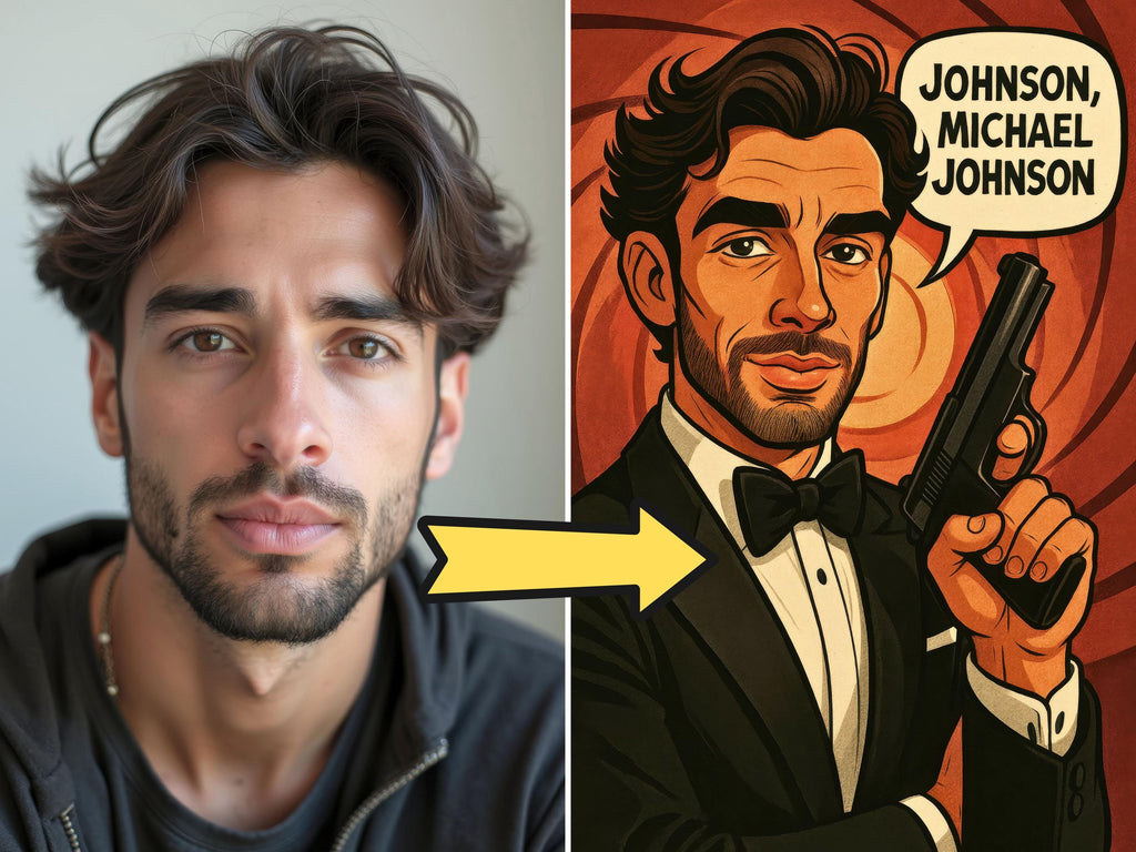 Custom Spy Caricature Portraits