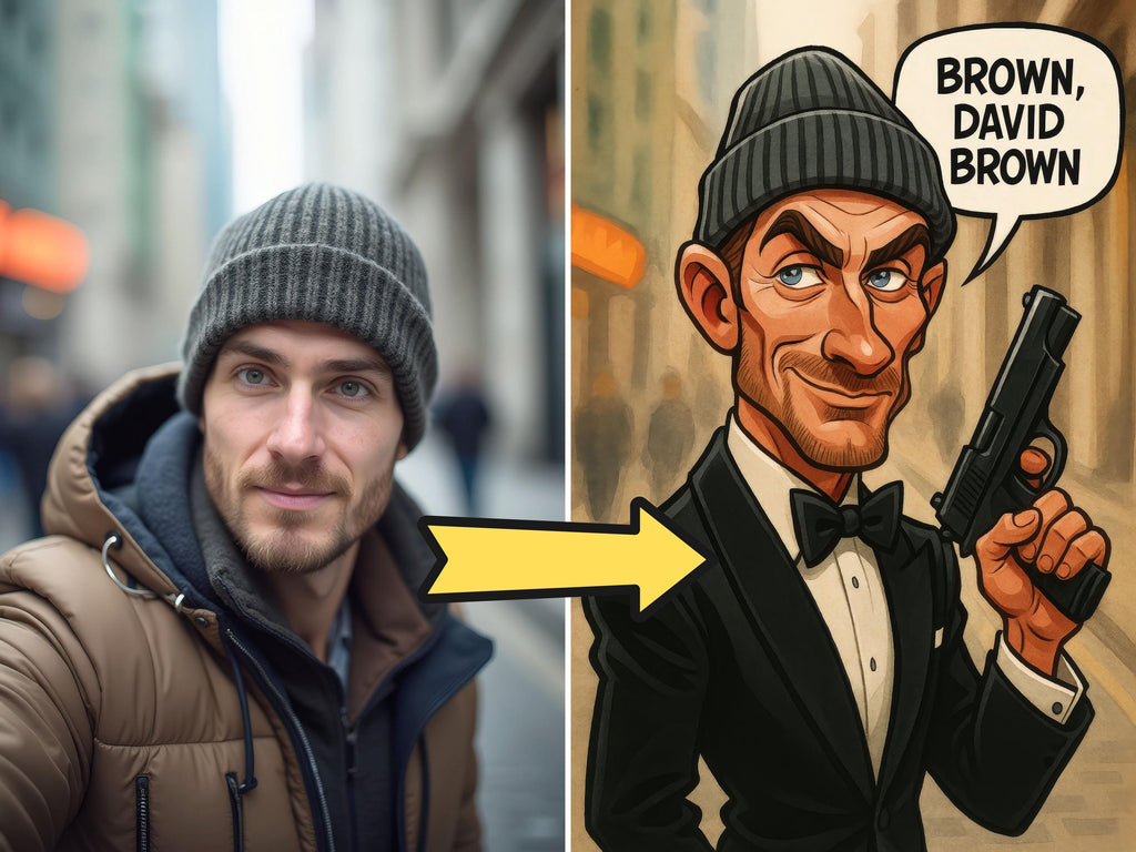 Custom Spy Caricature Portraits