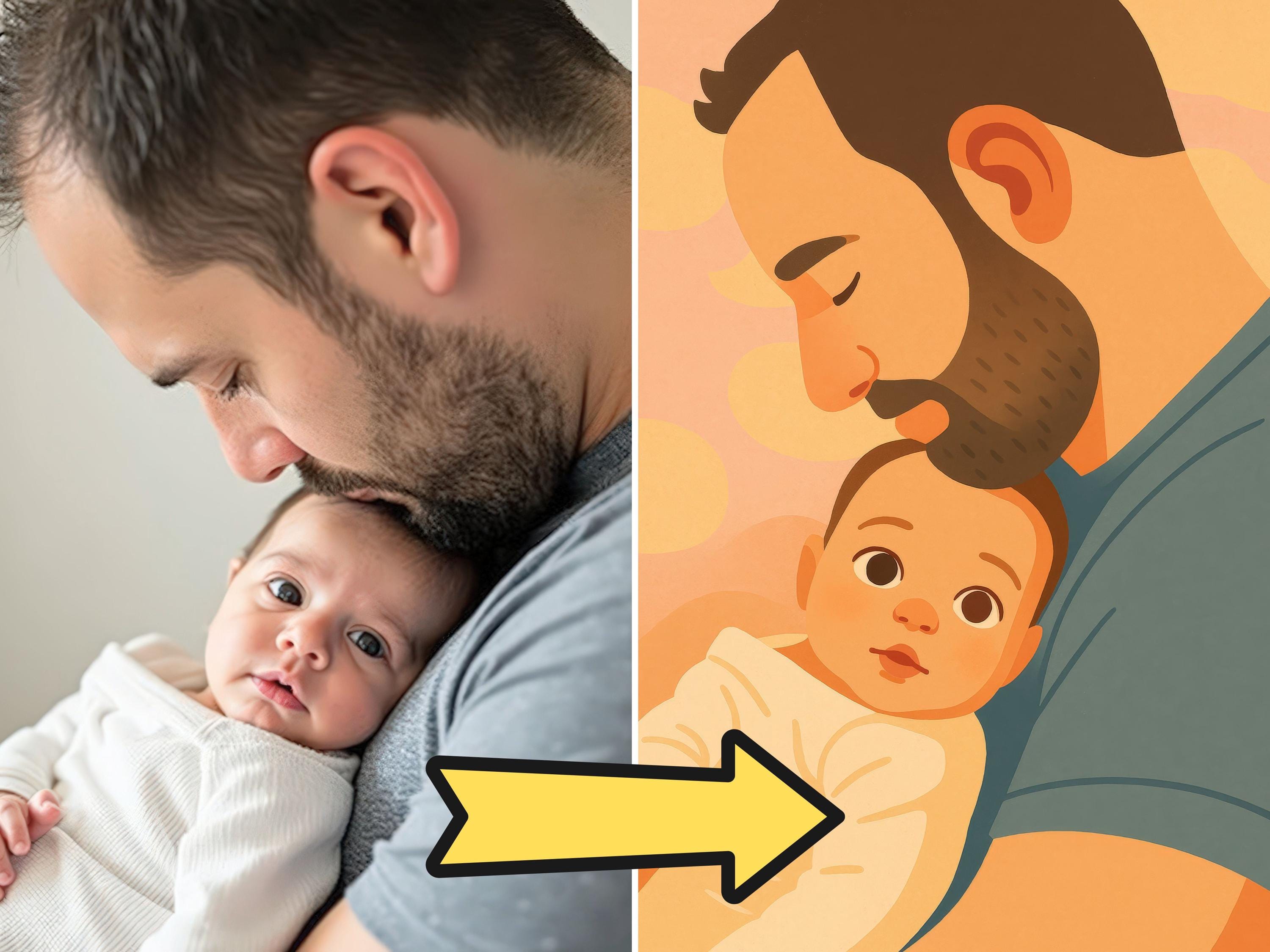 Custom Pastel Newborn Portrait