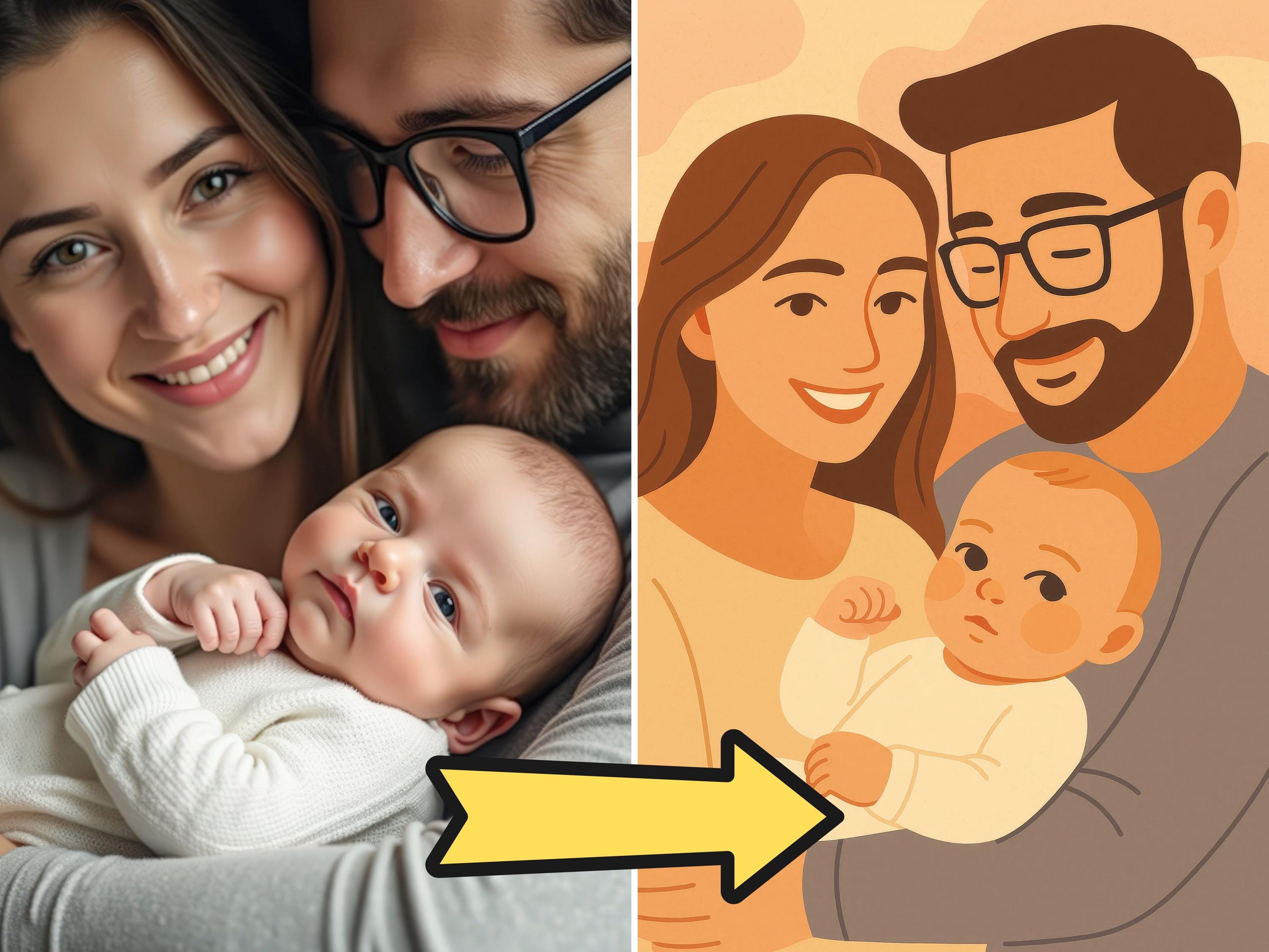 Custom Pastel Newborn Portrait