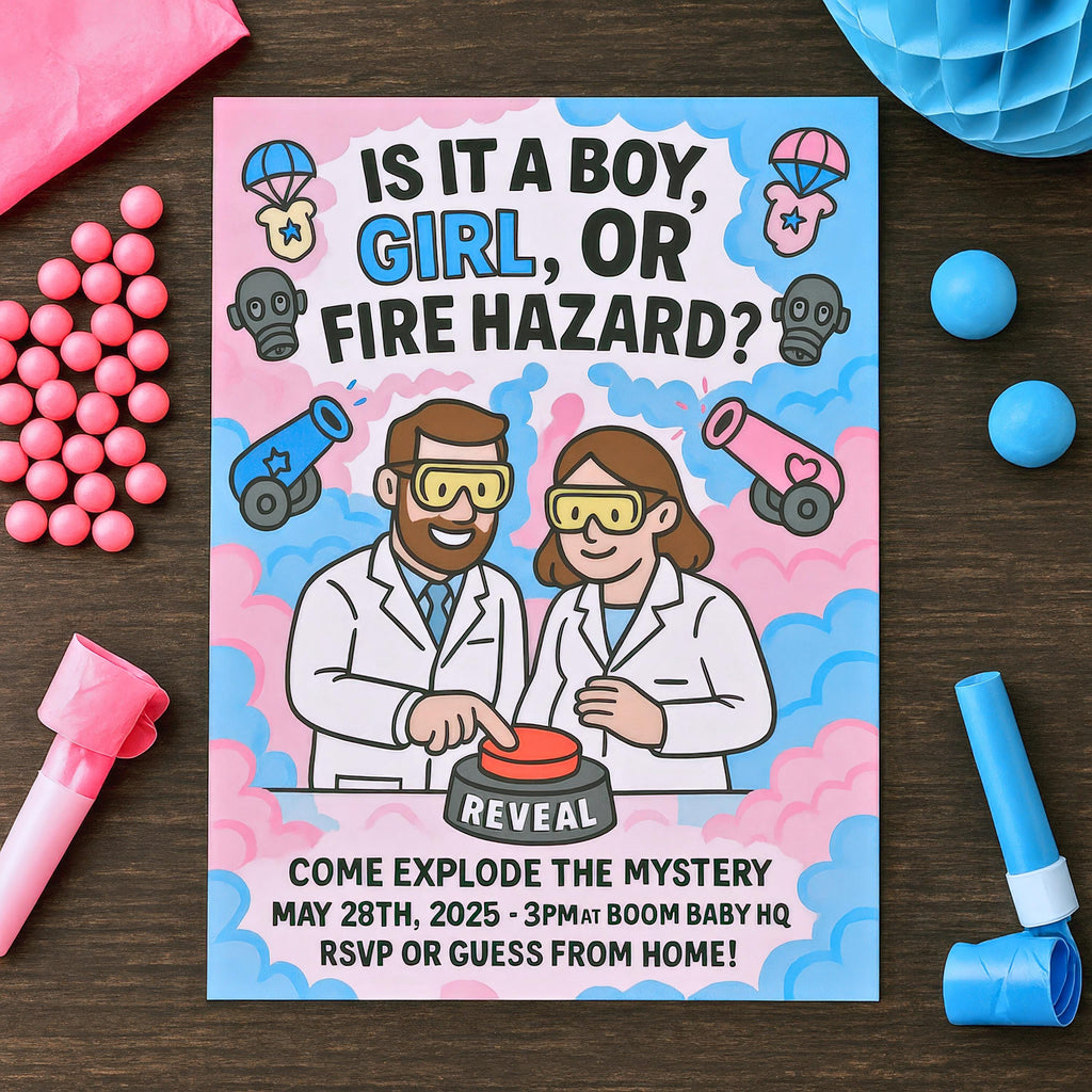 Personalized Caricature Event Invitation Illustration