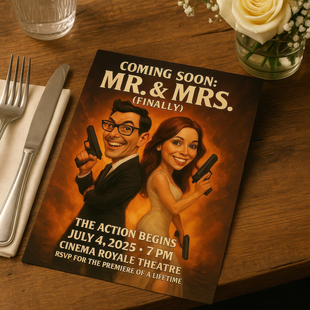 Custom Special Wedding Invitation Design