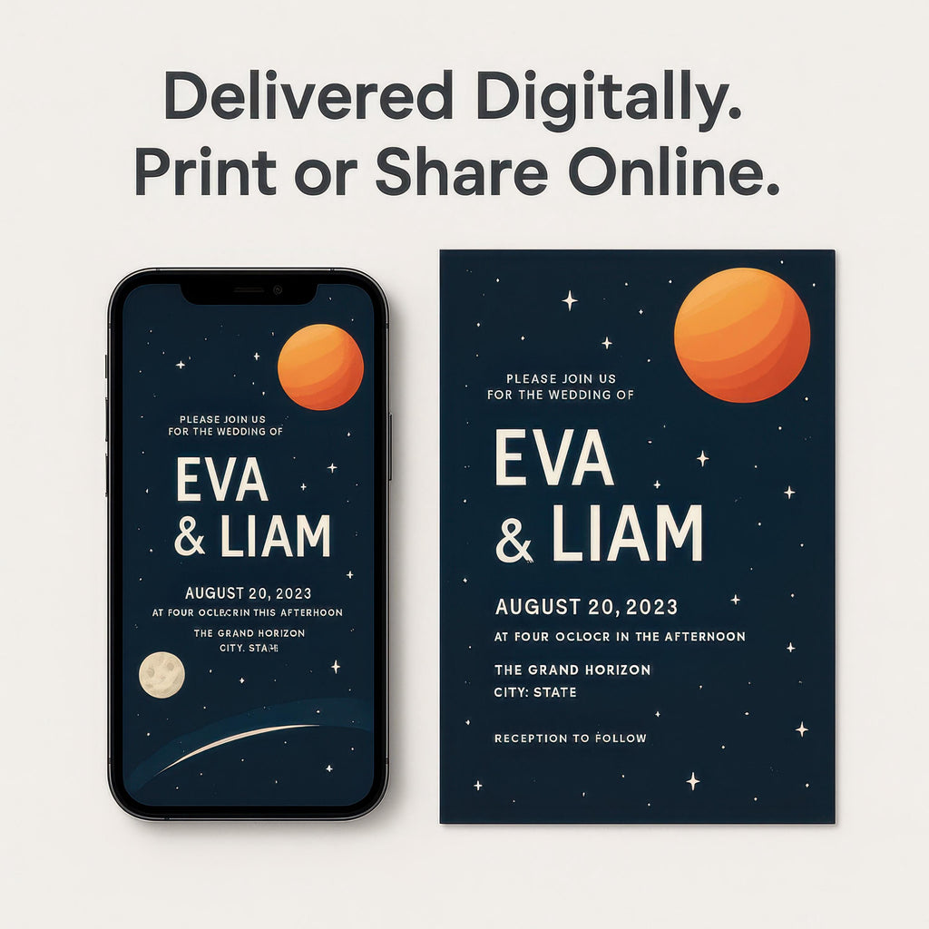 Custom Special Wedding Invitation Design